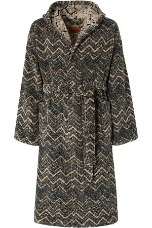 Missoni Towelling Zigzag Azul Robe