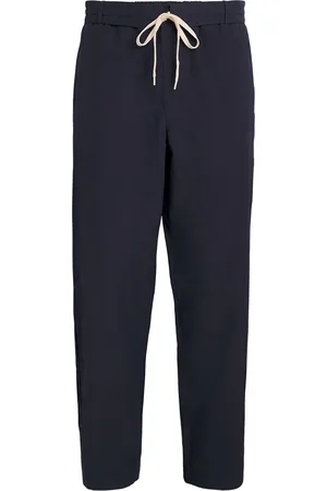 CRAIG GREEN Cotton Drawstring Straight Trousers