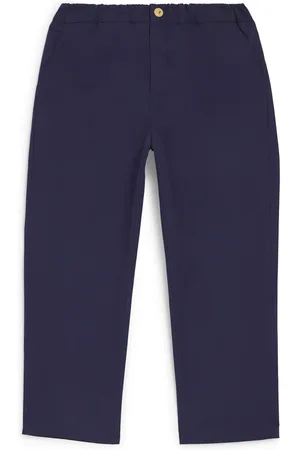 VERSACE Cotton Straight Trousers