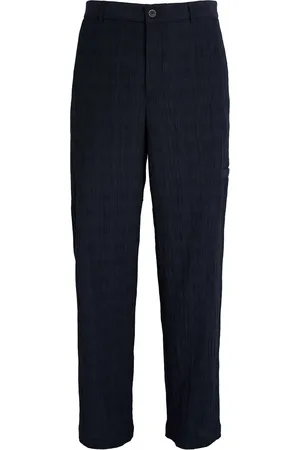 Emporio Armani Textured Tailored Trousers