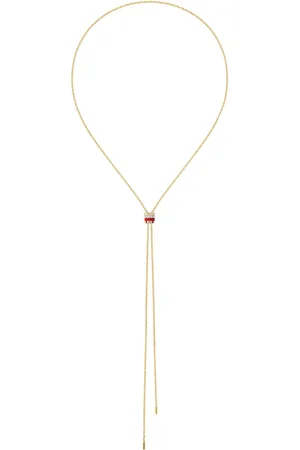 Boucheron Small Mixed Gold and Diamond Quatre Tie Necklace