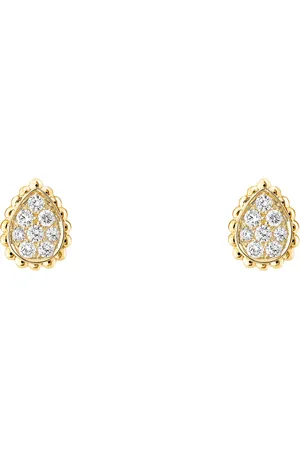 Boucheron Extra Small Yellow and Diamond Serpent Bohème Motif Earrings