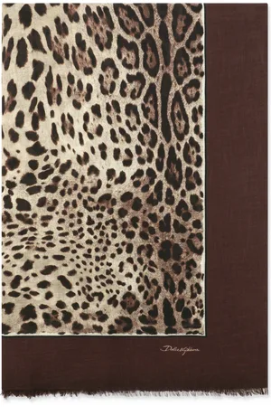 Dolce & Gabbana Leopard Print Stole