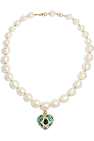 VALENTINO GARAVANI Coeur Royal Beaded Necklace