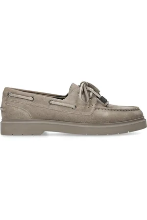 Brunello Cucinelli Suede Boat Shoes