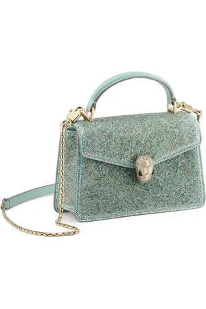 Bvlgari Mini Embellished Serpenti Forever Top-Handle Bag