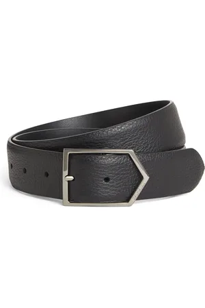 CANALI Leather Arrow Belt