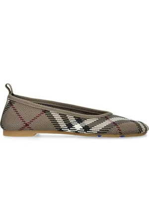 Burberry Knit Check Baby Ballet Flats