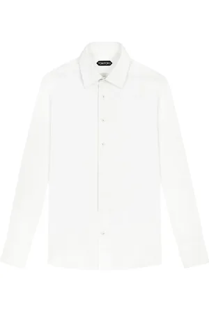 Tom Ford Cotton Plastron-Front Evening Shirt
