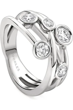 Boodles Platinum and Five Diamond Raindance Ring