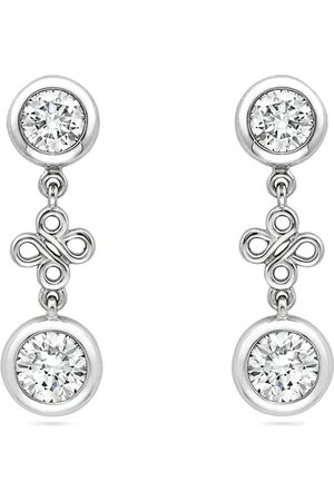 Boodles Platinum and Diamond Beach Earrings