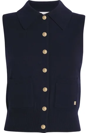 Sandro Wool-Cashmere Buttoned Sweater Vest