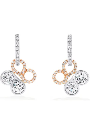 Boodles Platinum and Diamond Be Earrings