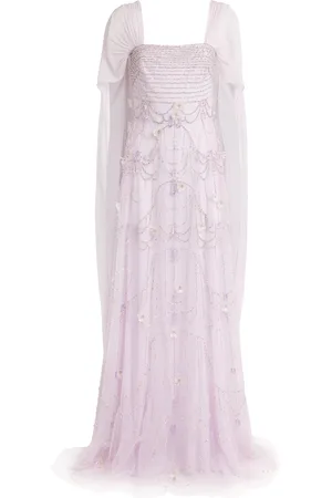 GEORGES HOBEIKA Embellished Floral Gown