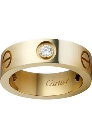 Cartier Yellow Gold and Diamond Love Ring