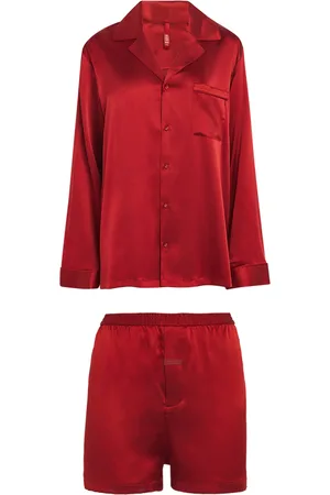 SKIMS Silk Oversized Short Pyjama Set