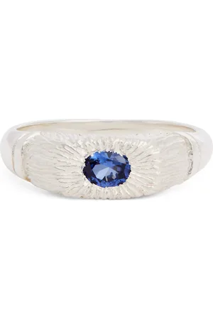 Bleue Burnham Sterling and Sapphire Hand Me Down Ring