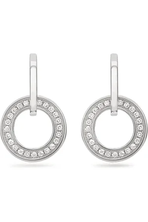 Boodles White and Diamond Classic Roulette Earrings
