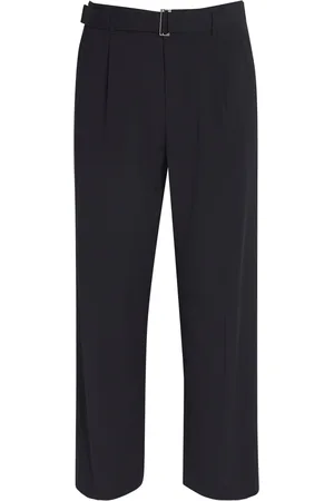 LE 17 SEPTEMBRE Wool-Blend Belted Tailored Trousers