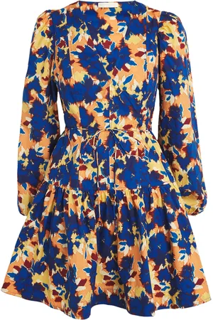 ULLA JOHNSON Floral Anita Mini Dress