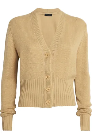 Fabiana Filippi Cashmere Embellished-Trim Cardigan