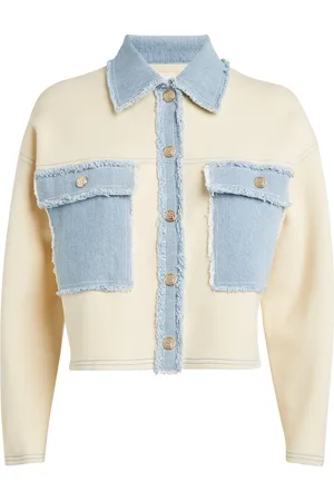 Sandro Denim-Detail Jacket