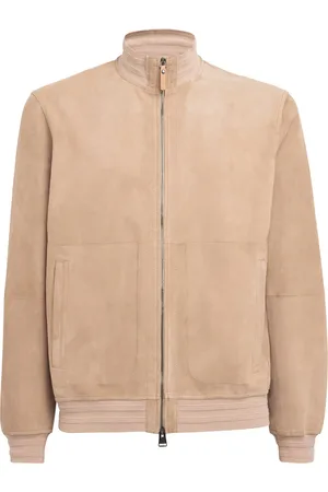 CANALI Lambskin Bomber Jacket