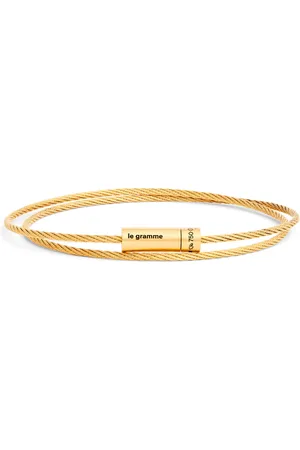Le Gramme Yellow Double Cable Bracelet