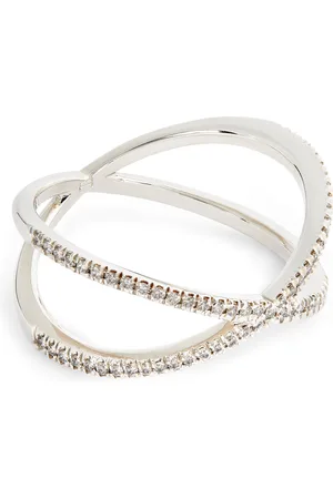Eva Fehren Platinum and Diamond Fine Shorty Ring