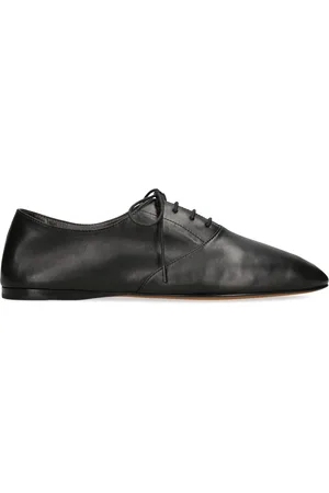 The Row Hereditas Leather Lace-Up Shoes