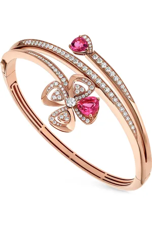Bvlgari Diamond and Rubellite Fiorever Bangle