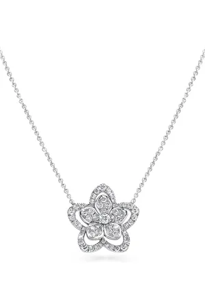 GRAFF Gold and Diamond Wild Flower Necklace