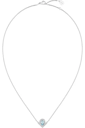 CHAUMET White Gold, Diamond and Aquamarine Joséphine Aigrette Pendant Necklace