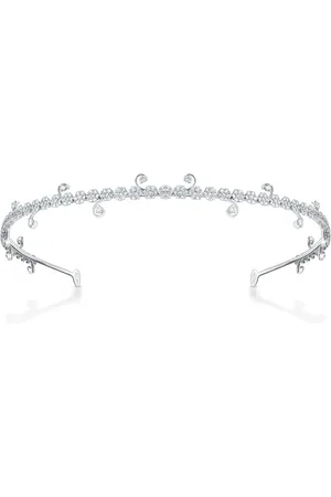 David Morris White Gold Le Jardin Tiara