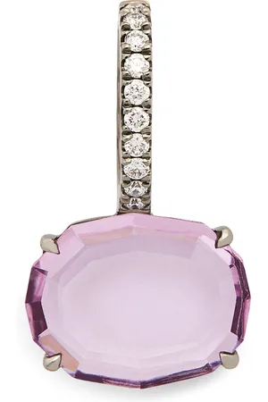 Eva Fehren Blackened White Gold, Diamond and Sapphire Charm