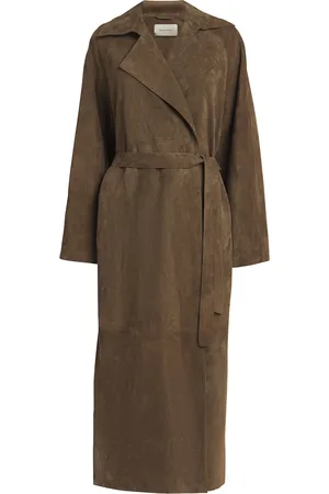 MAGDA BUTRYM Suede Trench Coat