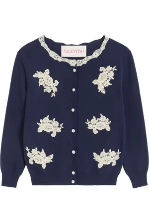 VALENTINO GARAVANI Virgin Wool Embroidered Cardigan