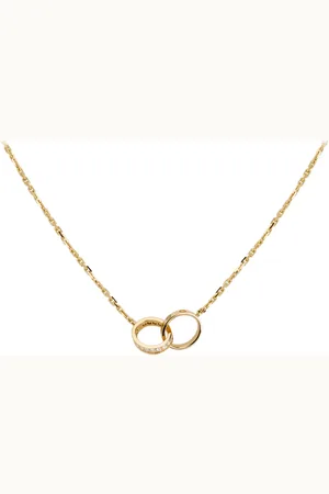 Cartier Yellow Gold and Diamond Love Necklace