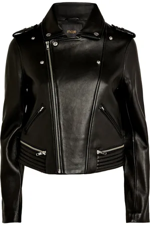 Maje Leather Biker Jacket