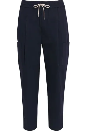 Drôle de Monsieur Cotton Straight Cropped Trousers
