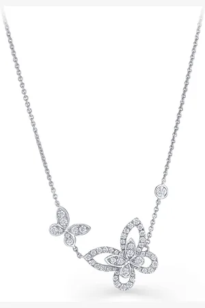 GRAFF Gold and Diamond Butterfly Necklace