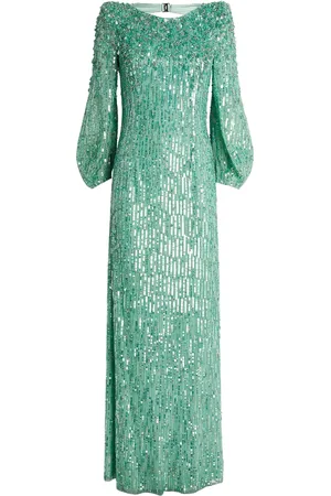 Jenny Packham Embellished Ziva Gown
