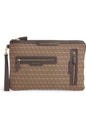 Anya Hindmarch Logo Jacquard Journey Essentials Pouch