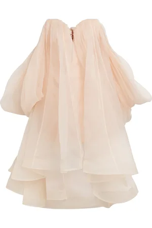 ZIMMERMANN Silk Strapless Mini Dress