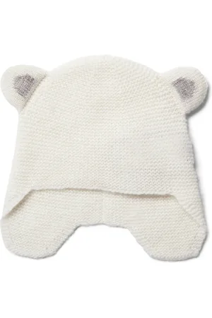 FrenchTrotters Wool-Blend Bear-Ear Hat