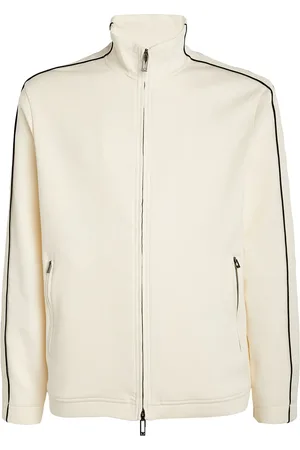 Emporio Armani Jersey Logo Bomber Jacket