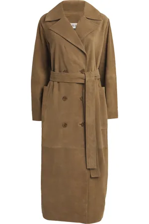 Rohe Suede Belted Trench Coat