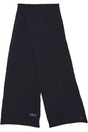 Ralph Lauren Wool-Cashmere Cable-Knit Scarf