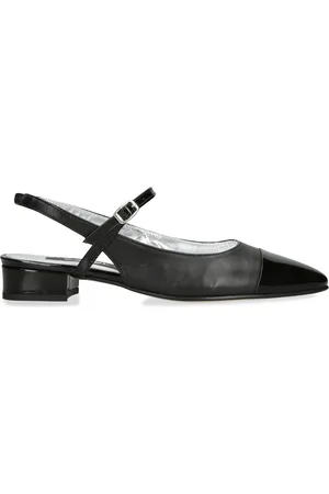 Carel Leather Oceano Slingback Ballet Flats