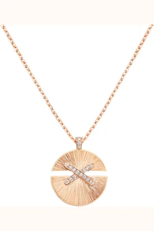 CHAUMET Medium and Diamond Jeux de Liens Harmony Pendant Necklace
